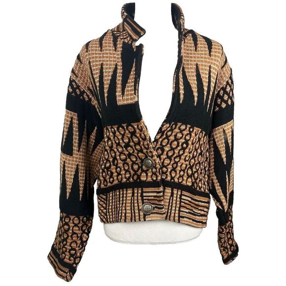 Vintage Painted Pony Tapestry Jacket Made in USA Southwestern Womens One Size - Picture 1 of 7